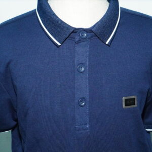 BOSS Navy Blue Zip Polo