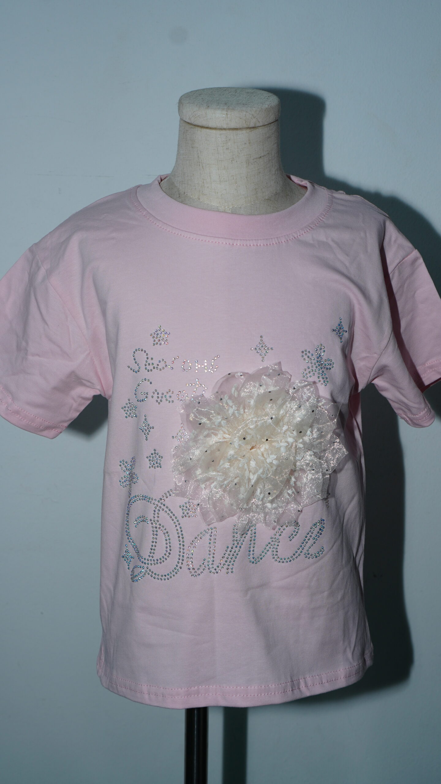 Pink Dance 3D Floral Tee - Image 2
