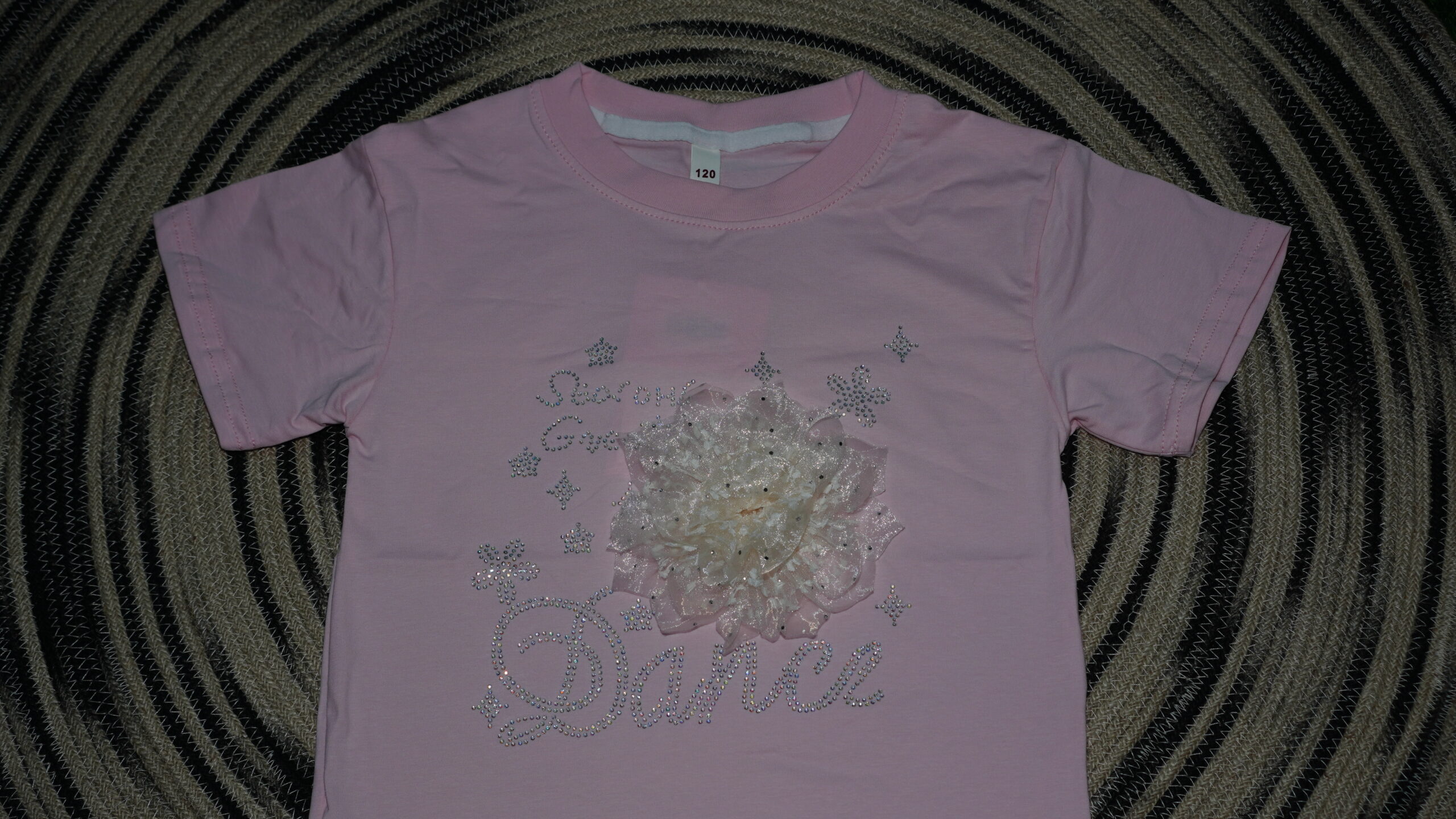 Pink Dance 3D Floral Tee - Image 4