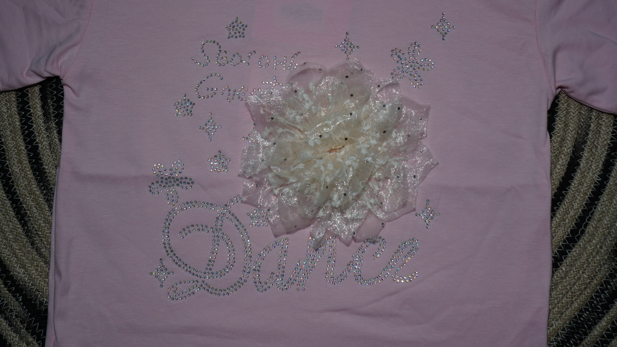 Pink Dance 3D Floral Tee - Image 7