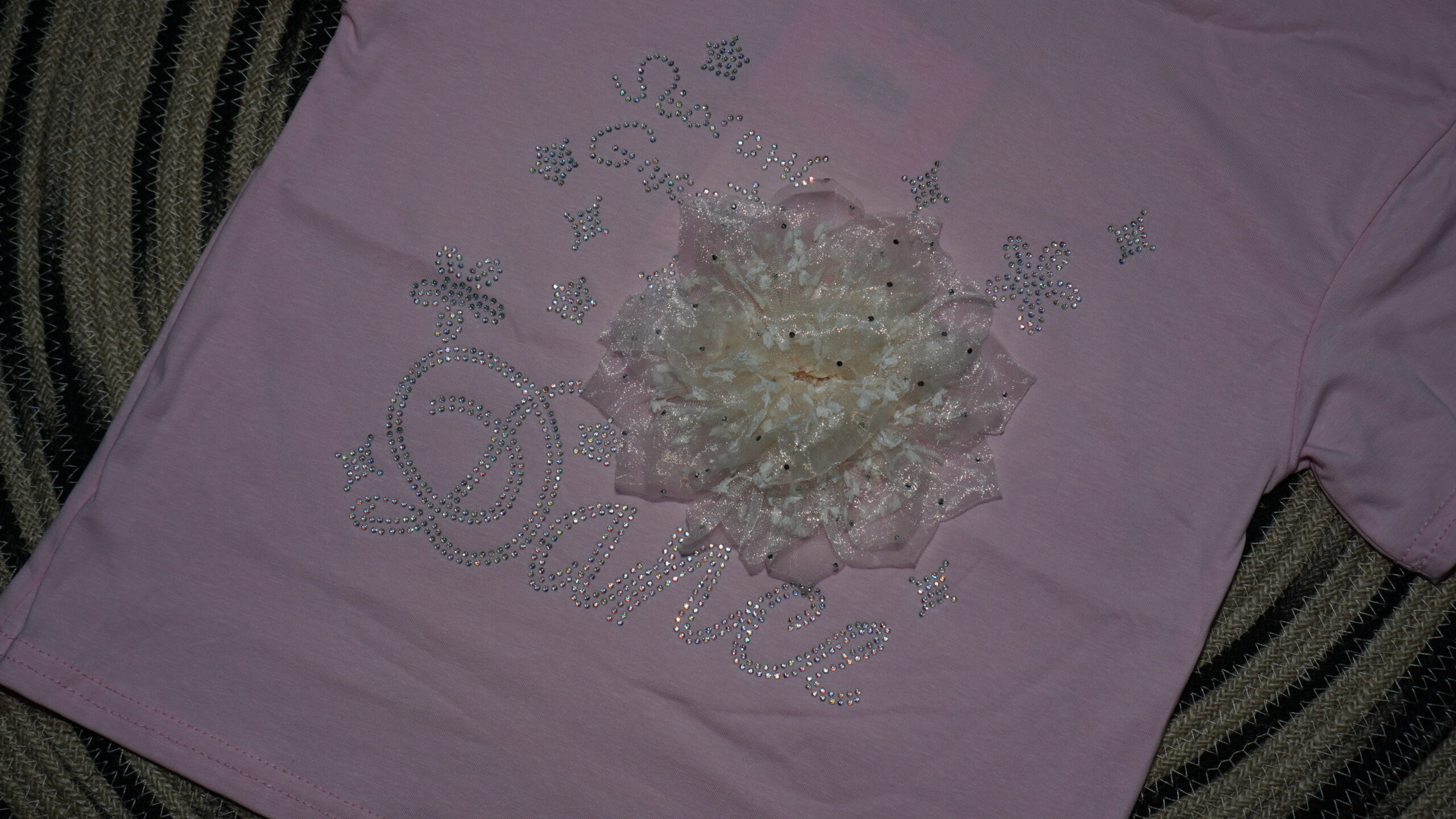 Pink Dance 3D Floral Tee - Image 8