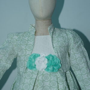 Mint Blossom Gown Set