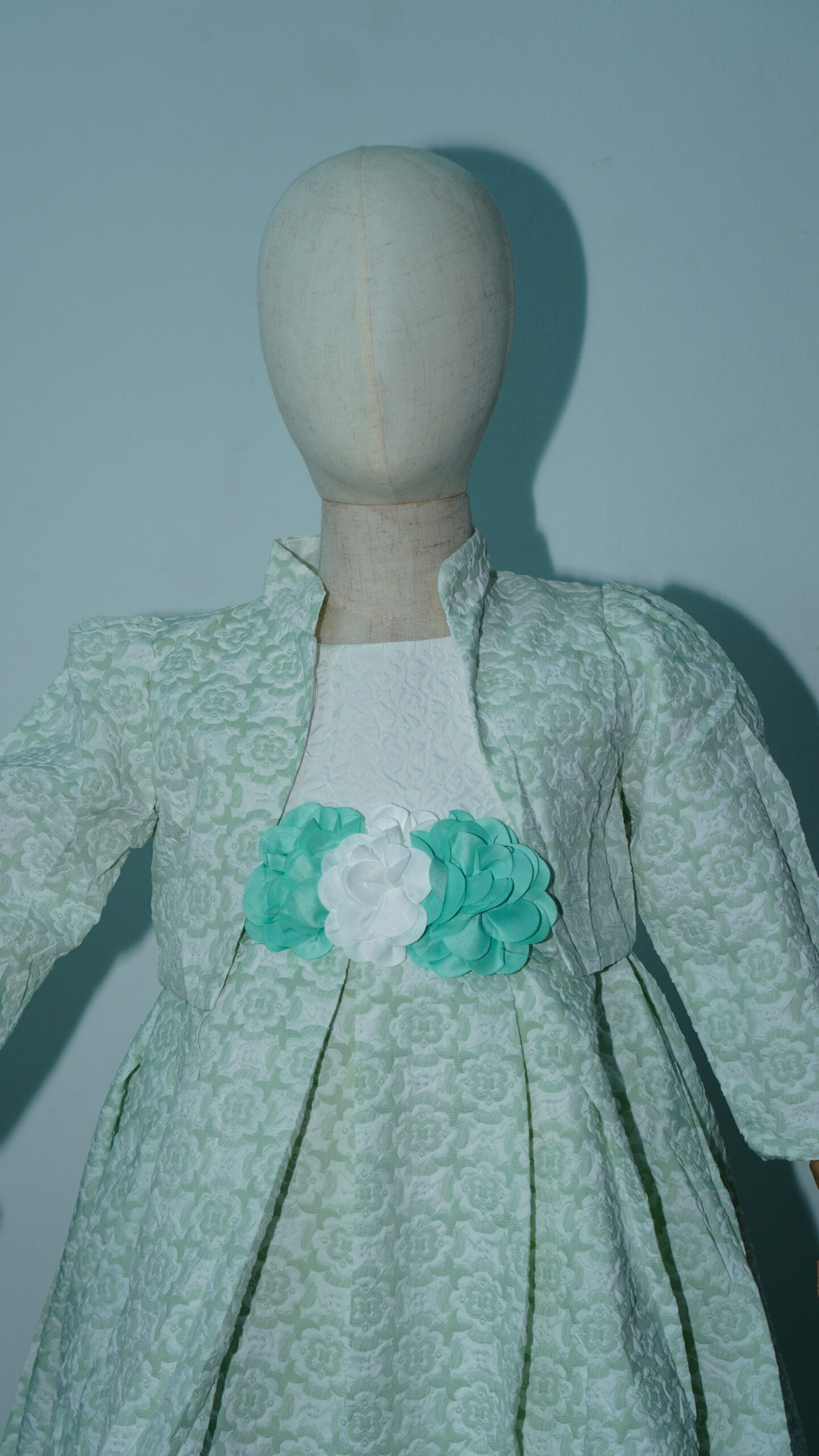 Mint Blossom Gown Set