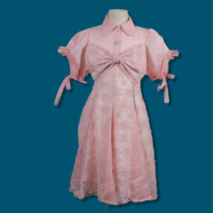 Blush Pink Bow Shirtdress