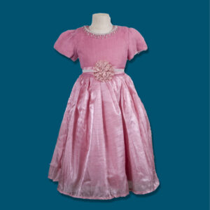Rose Pink Crystal Gown