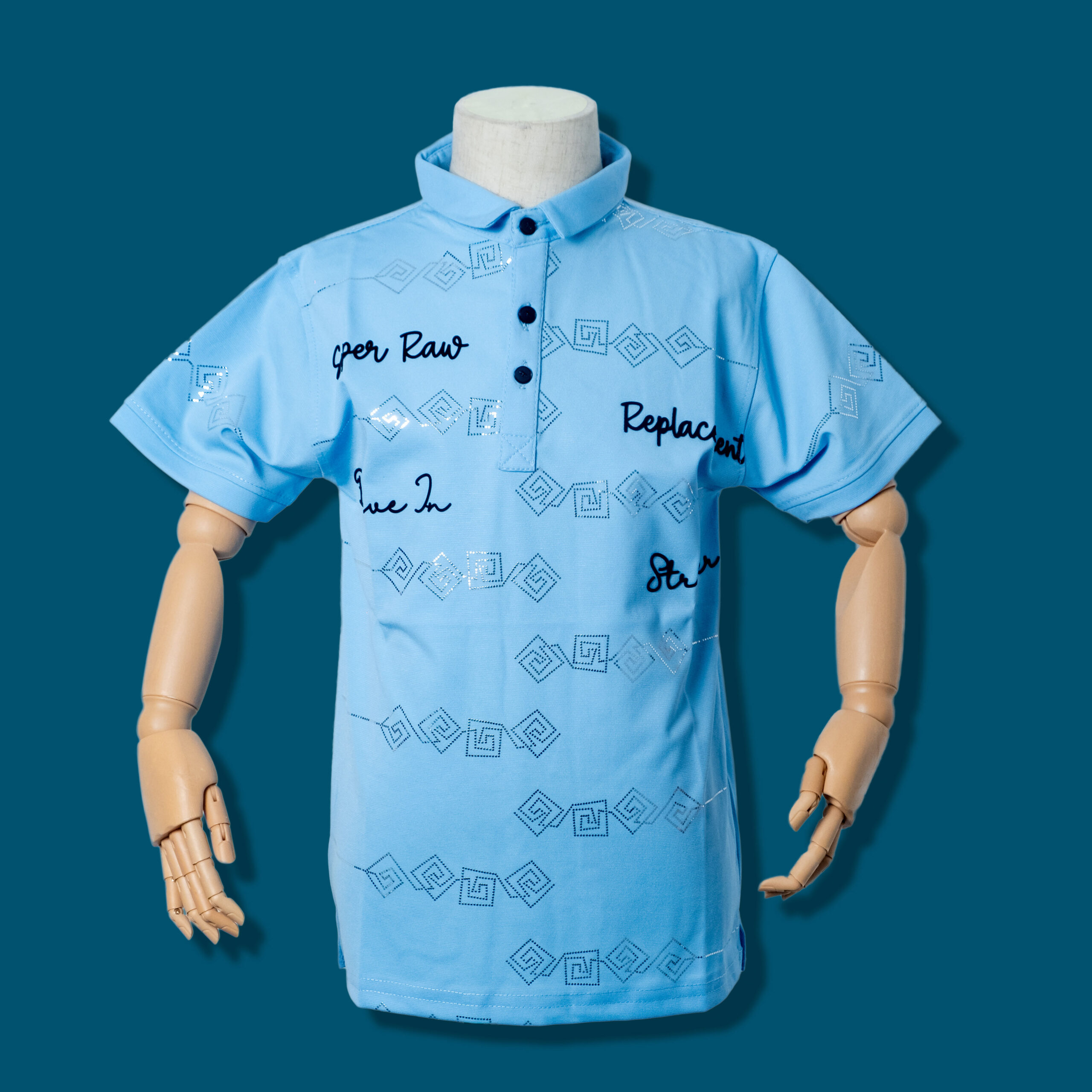 Geometric Pattern Polo