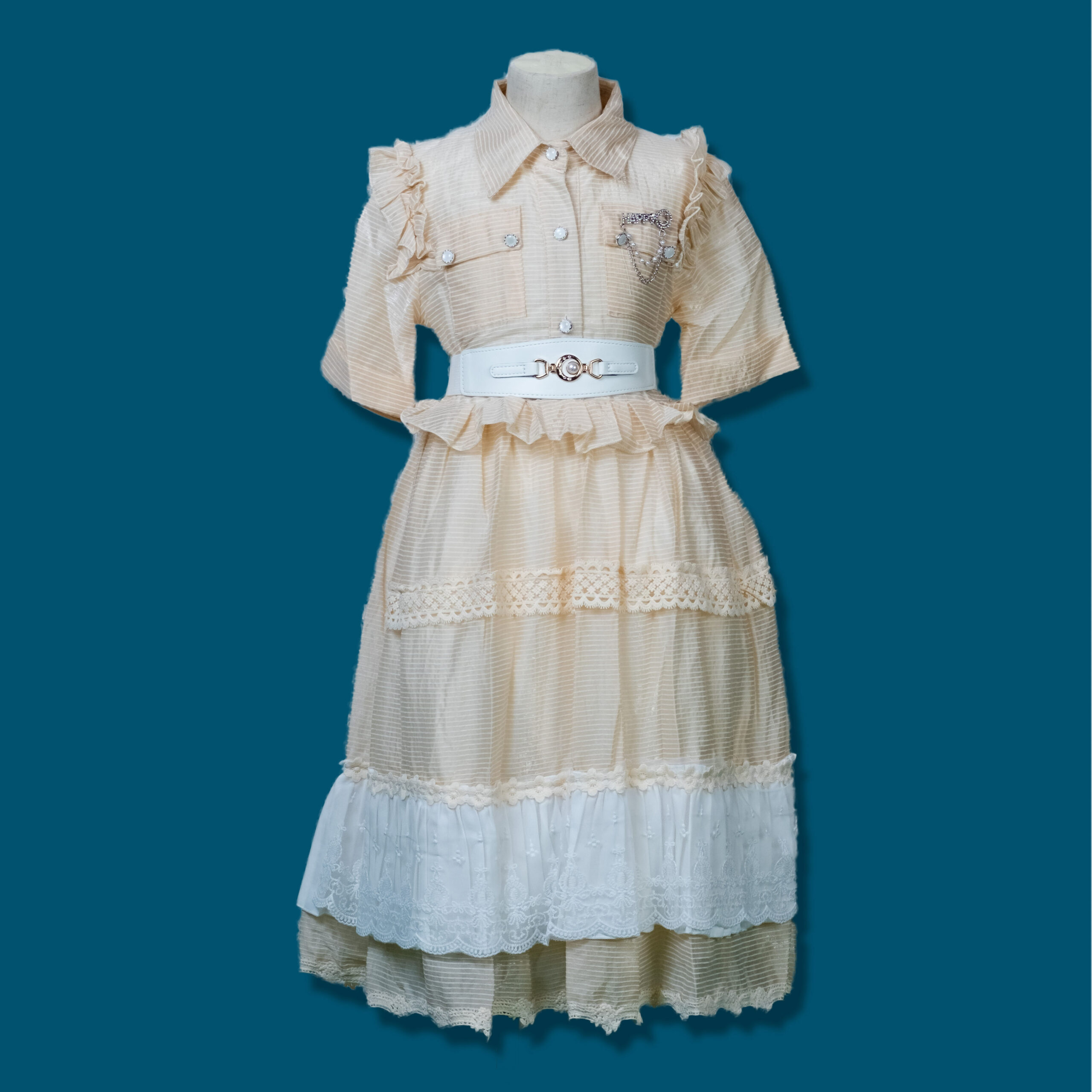Lace Tiered Frock - Image 5