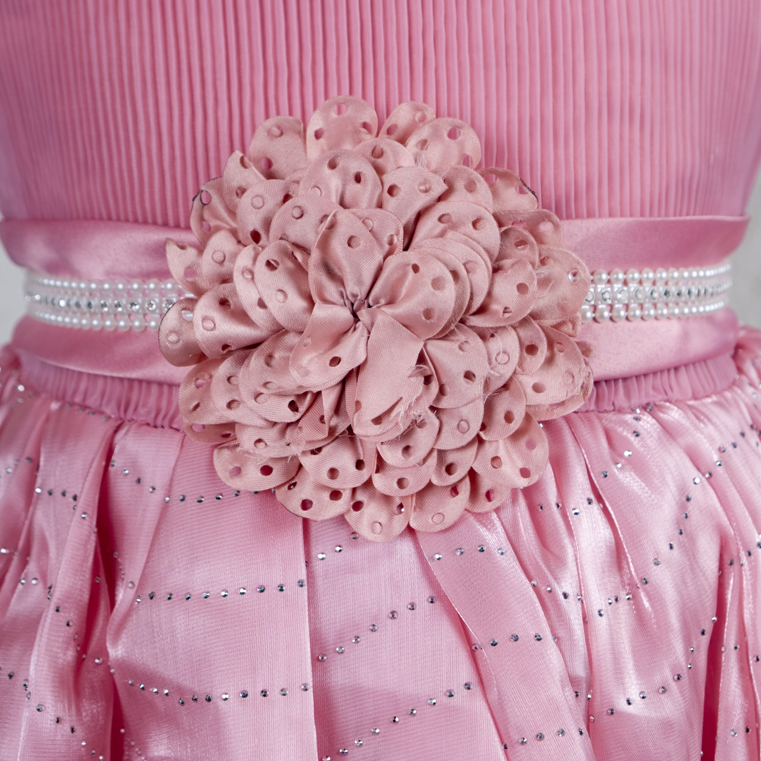 Rose Pink Crystal Gown - Image 4