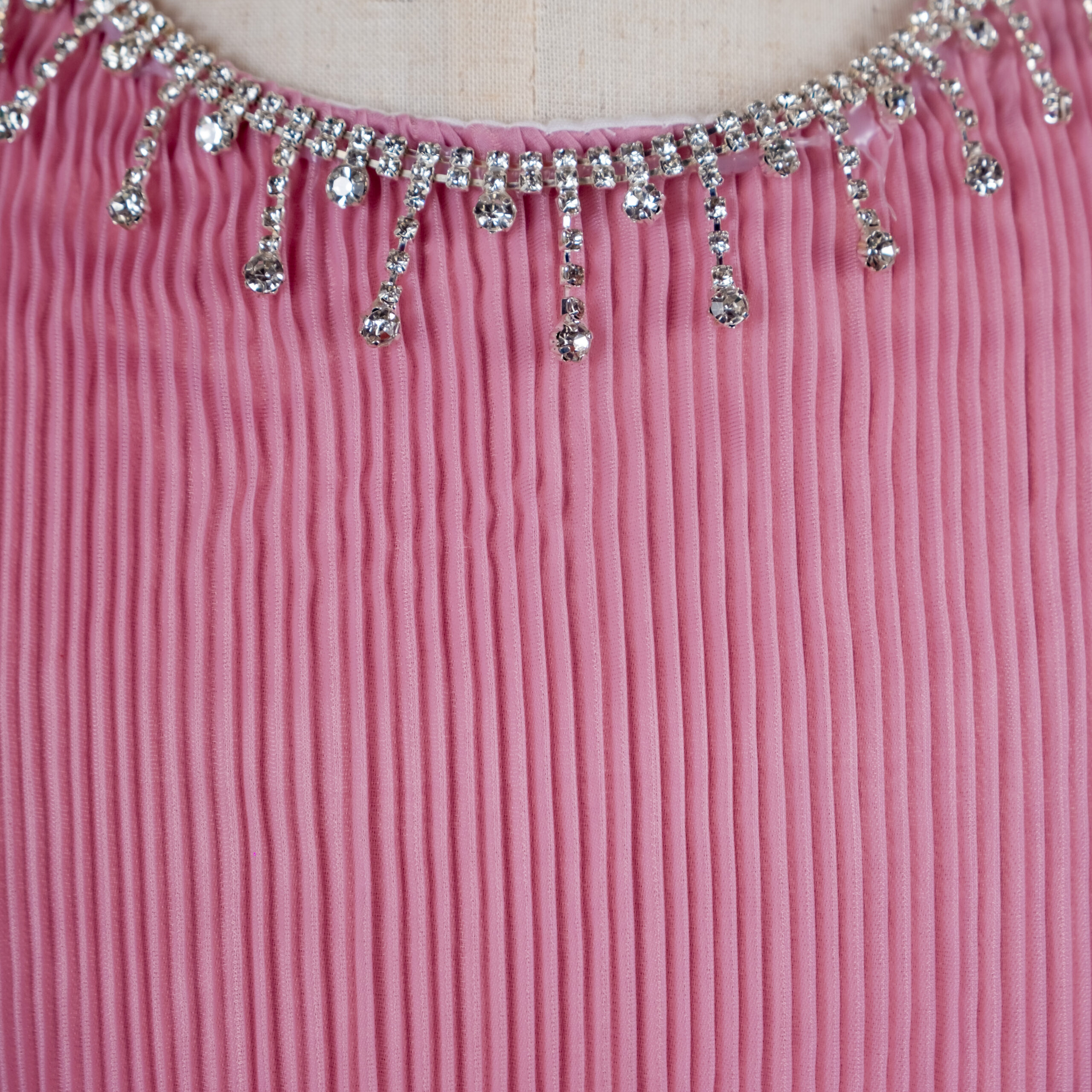 Rose Pink Crystal Gown - Image 2