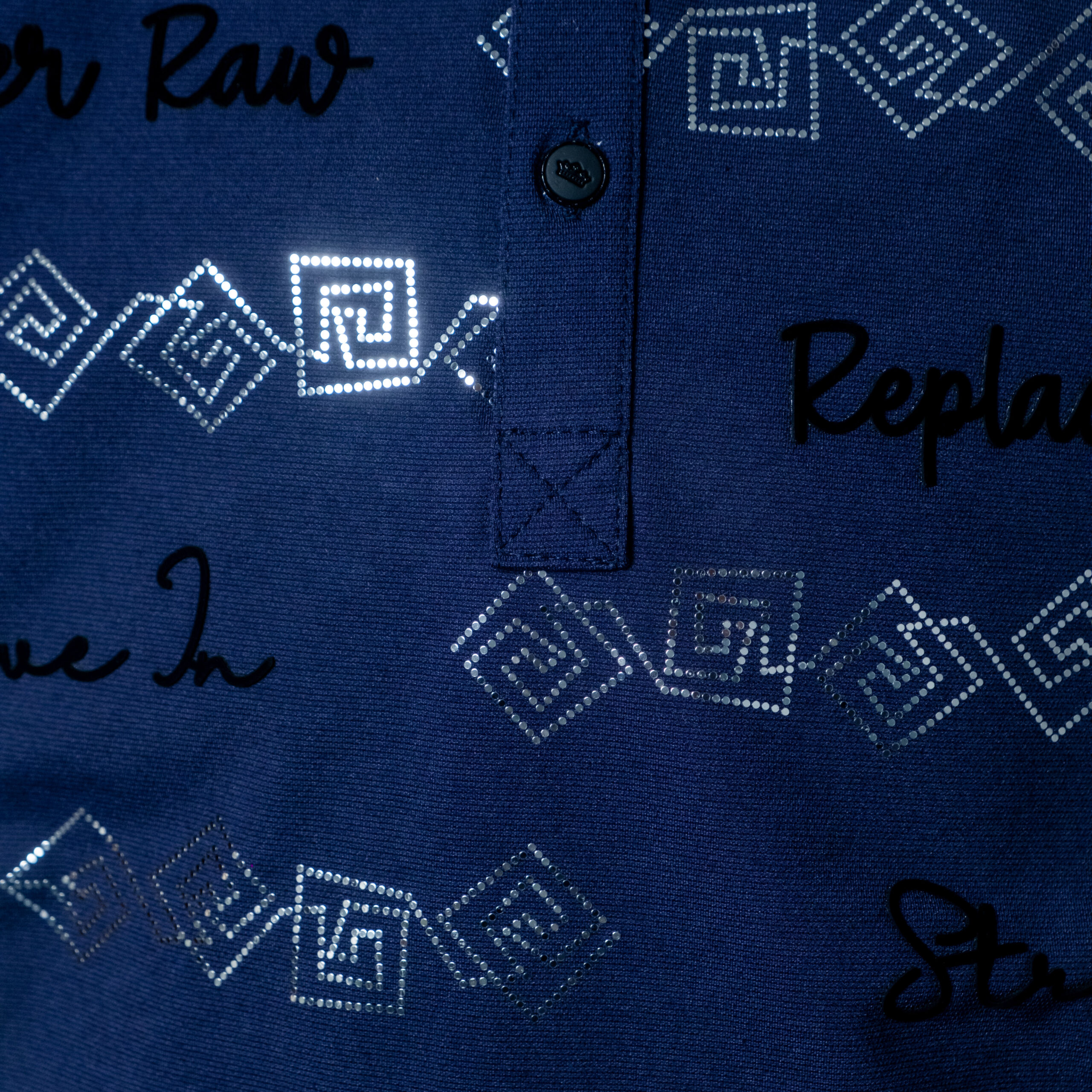 Geometric Pattern Polo - Image 4
